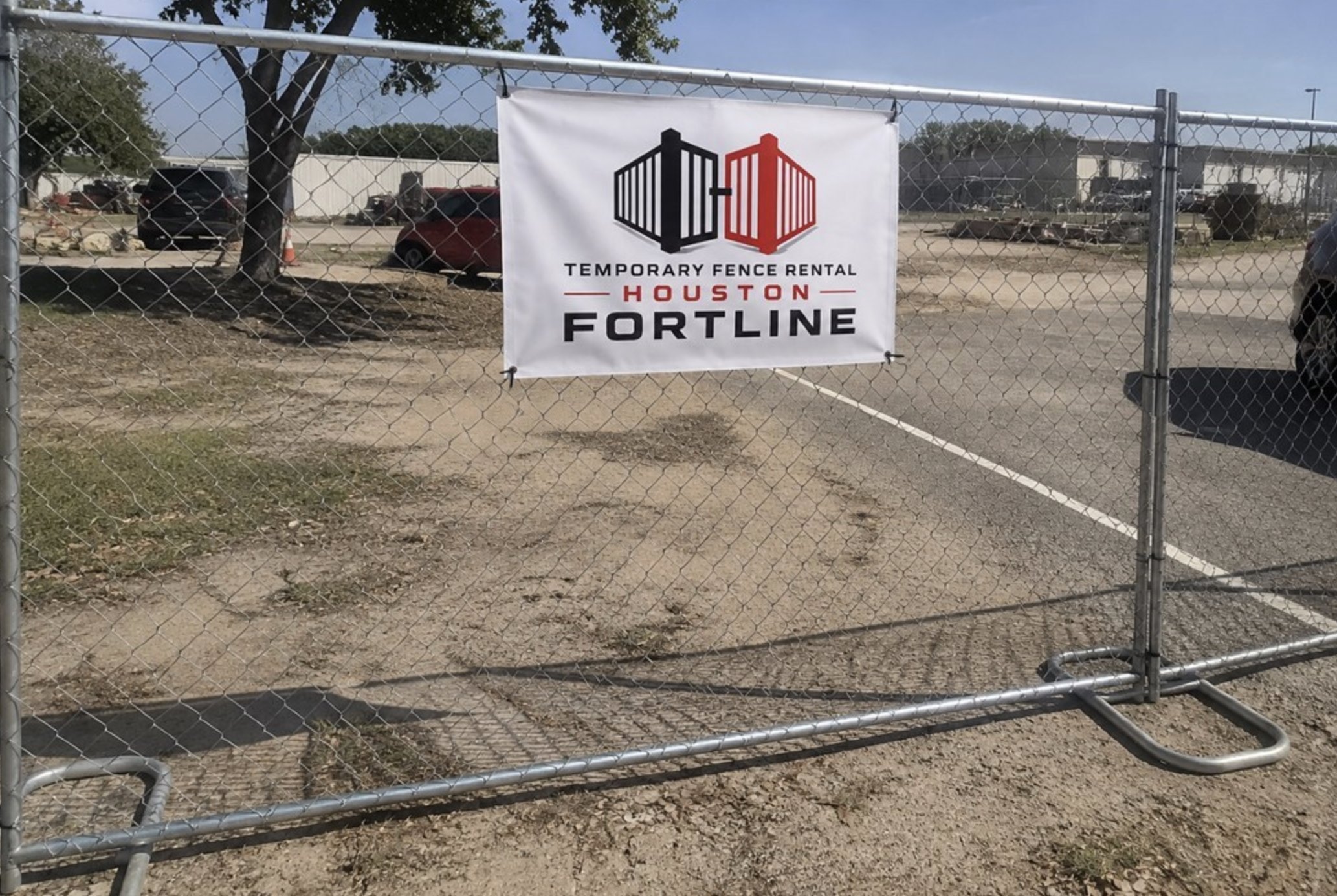 Temporary construction fence rental Houston TX