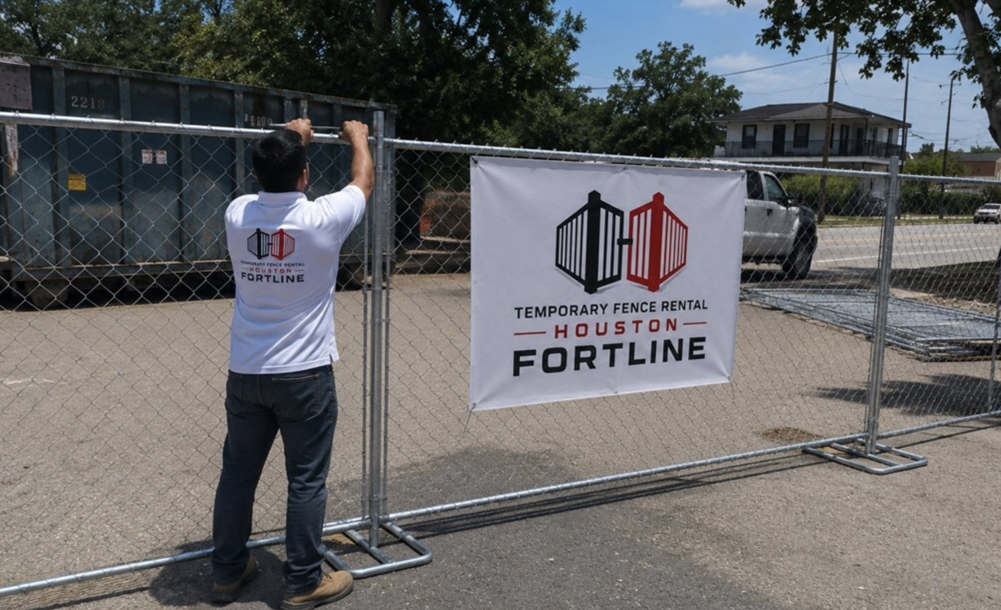 Professional temporary fence installation and removal Houston TX